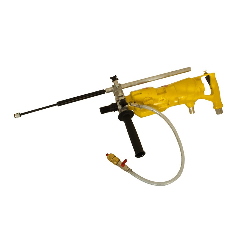 ATEX Pneumatic core drill 160 mm 1.6 kW for underwater operation