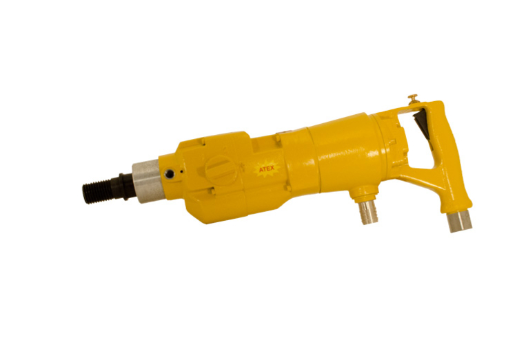 ATEX Pneumatic core drill 160 mm 1.6 kW for underwater operation